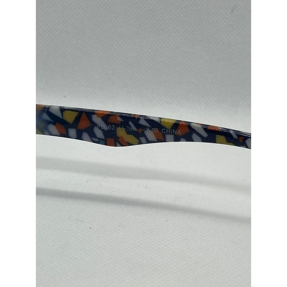 Reading Glasses Turquoise Blue Floral‎ Lightweight Readers +2.00